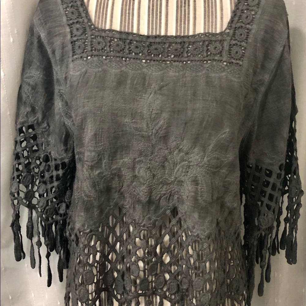 Grey shrug